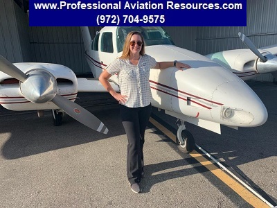 Stephanie Hughes at Professional Aviation Resources